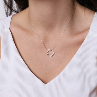 Sonsuz Çember 14K Altın Kolye