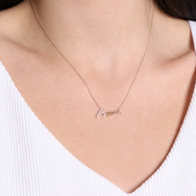 Atatürk İmzalı 14K Altın Kolye