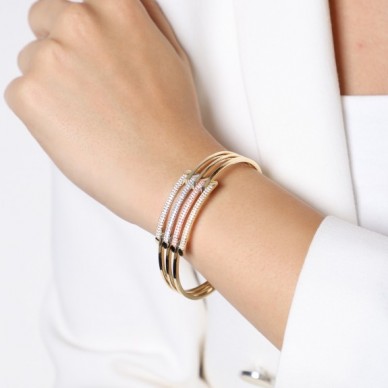 Kaburga 14K Altın Kelepçe Model 20