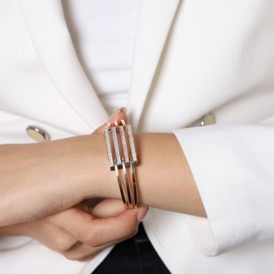 Kaburga 14K Altın Kelepçe Model 23