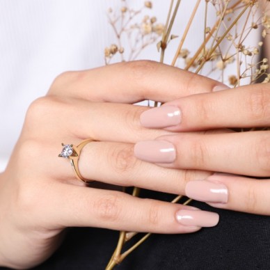 Tektaş 14K Altın Yüzük Klasik Model 3