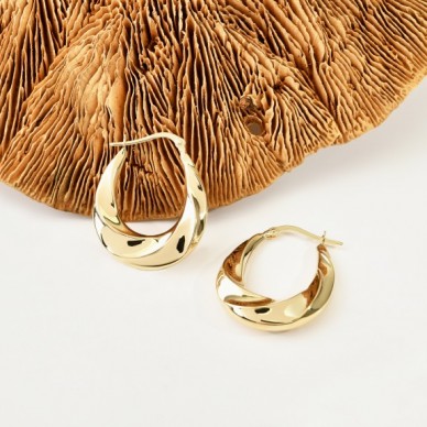 Kayla 14K Altın Küpe