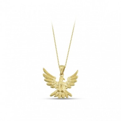 Tasarım Kartal 14 Ayar Kolye