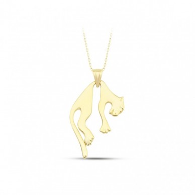 Kaplan 14 Ayar Kolye