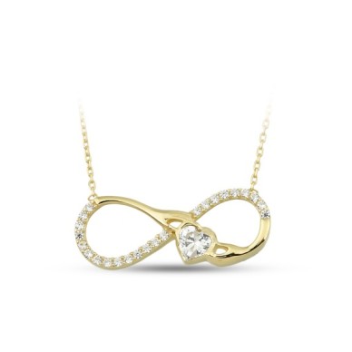 Aşkının Sonsuzluğunda 14 Ayar Kolye