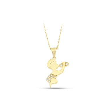 Bebek 14 Ayar Altın Kolye