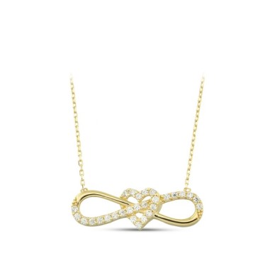 Sonsuz Sevgi 14 Ayar Altın Kolye